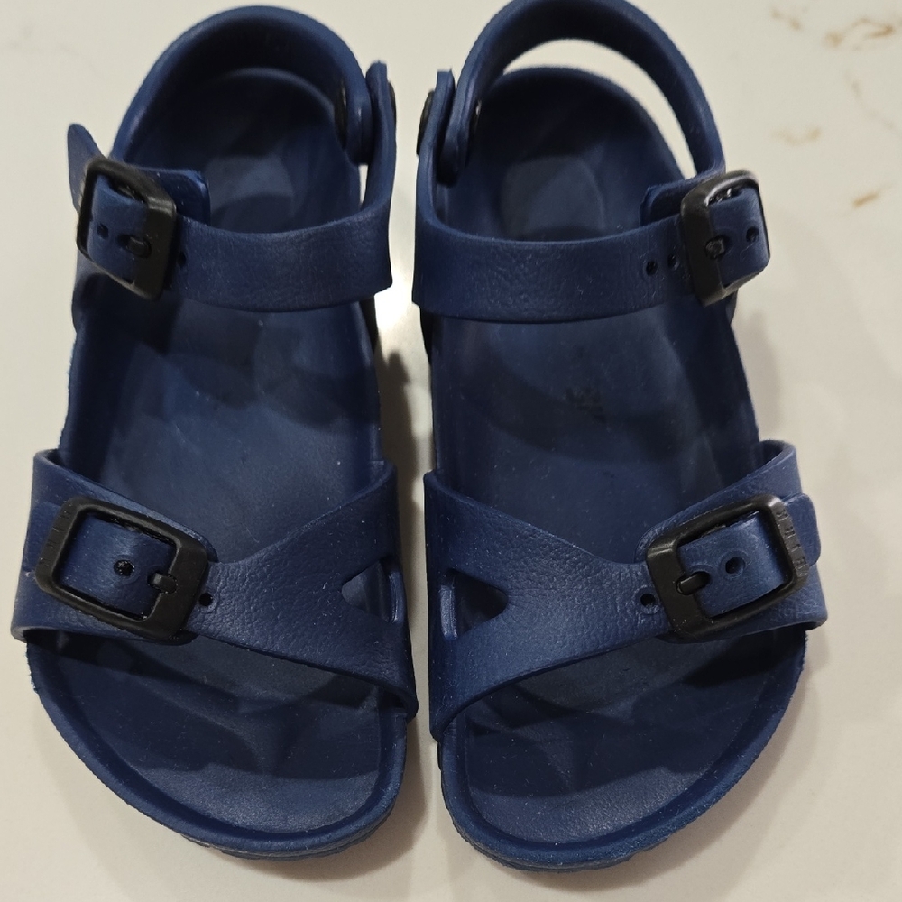 Birkenstock Kids Navy Sandals
